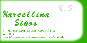 marcellina sipos business card